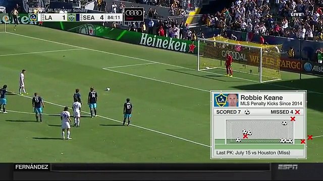 Robbie Keane 2nd Goal penalty HD - LA Galaxy 2-4 Seattle Sounders FC - 26.09.2016 MLS