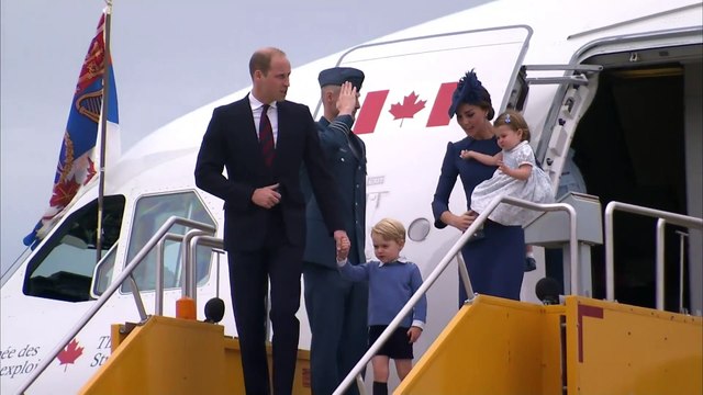 Le premier ministre Canadien ignoré par le prince Georges Anglais de 3 ans