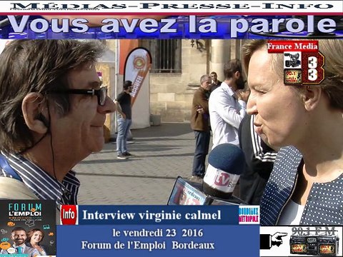 Télévision-Bordeaux-Média-France rencontre avec virginie calmel futur maire