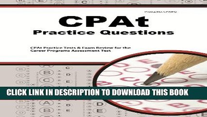 [PDF] CPAt Practice Questions: CPAt Practice Tests   Exam Review for the Career Programs