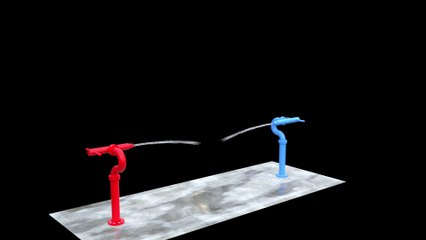 WATER CANNONS, DOUBLE