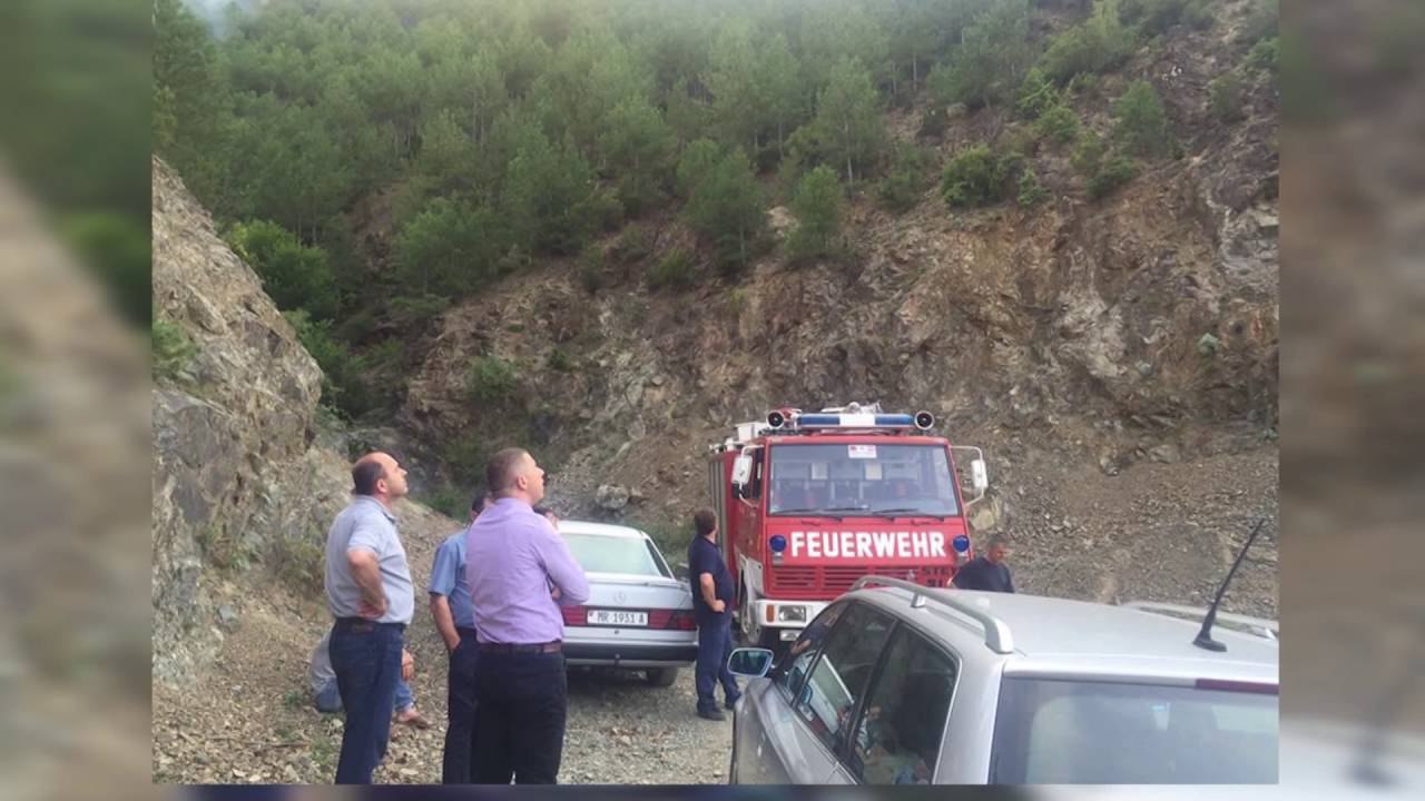 ZJARRI NE PYJET E MIRDITES SHKAKTON DEME TE MEDHA, USHTRIA U DETYRUA TE NDERHYJE NGA AJRI LAJM
