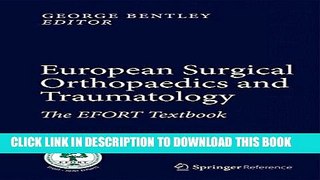 [PDF] European Surgical Orthopaedics and Traumatology: The EFORT Textbook Full Colection