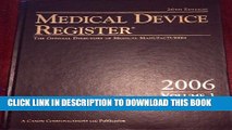 [PDF] Medical Device Register: The Official Directory of Medical Manufacturers (Medical Device