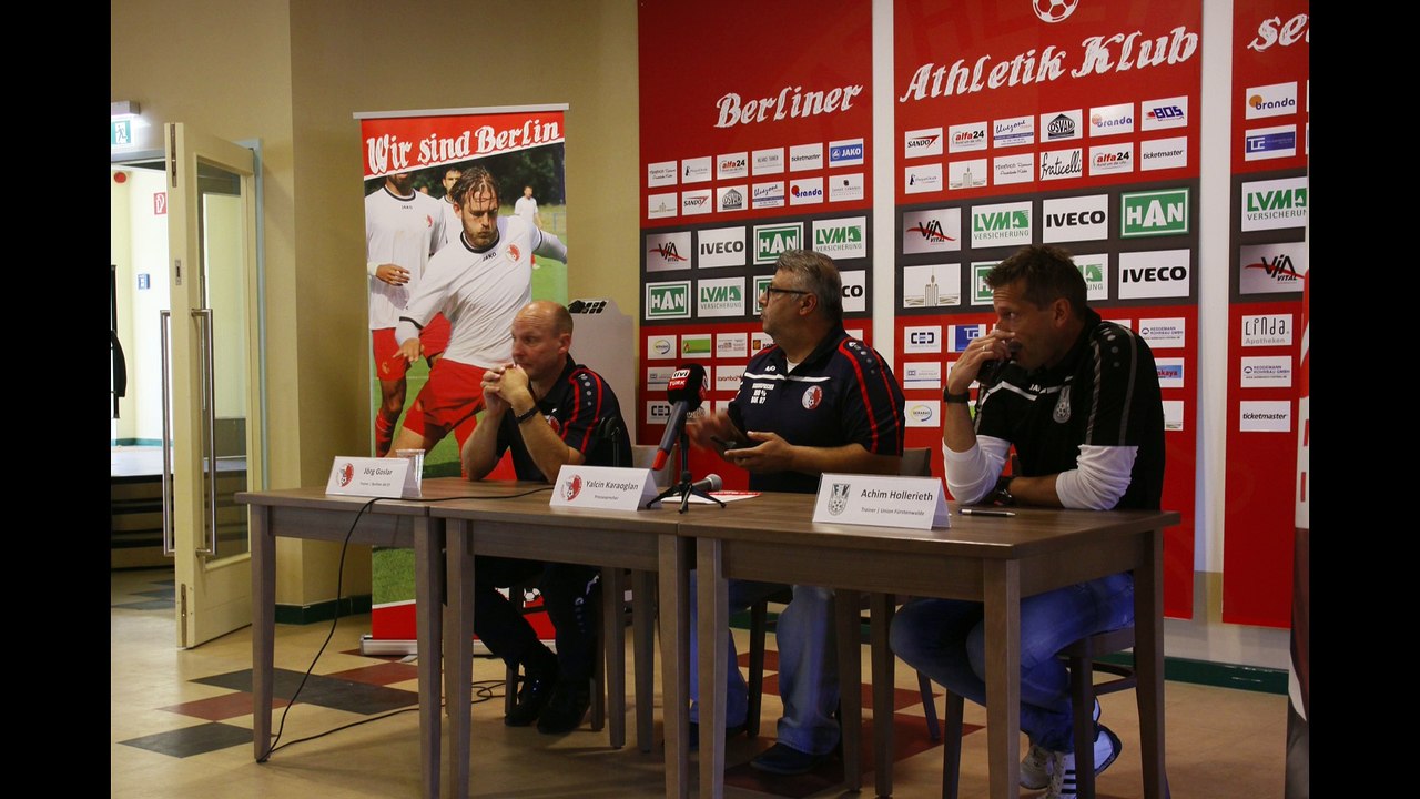 PK nach dem Spiel BAK 09 gg Union Fürstenwalde