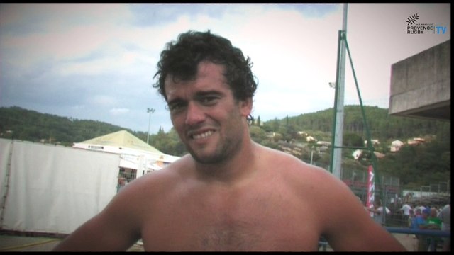 Manuel Charlier après Aubenas / Provence Rugby