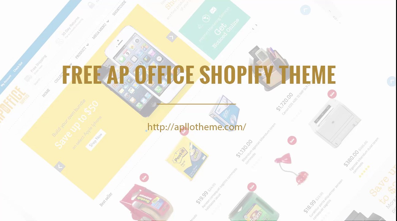 Free Ap Office Shopify Theme - apollotheme.com