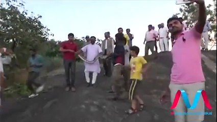 Cet homme n’aurait pas dû faire un selfie trop près d’un serpent