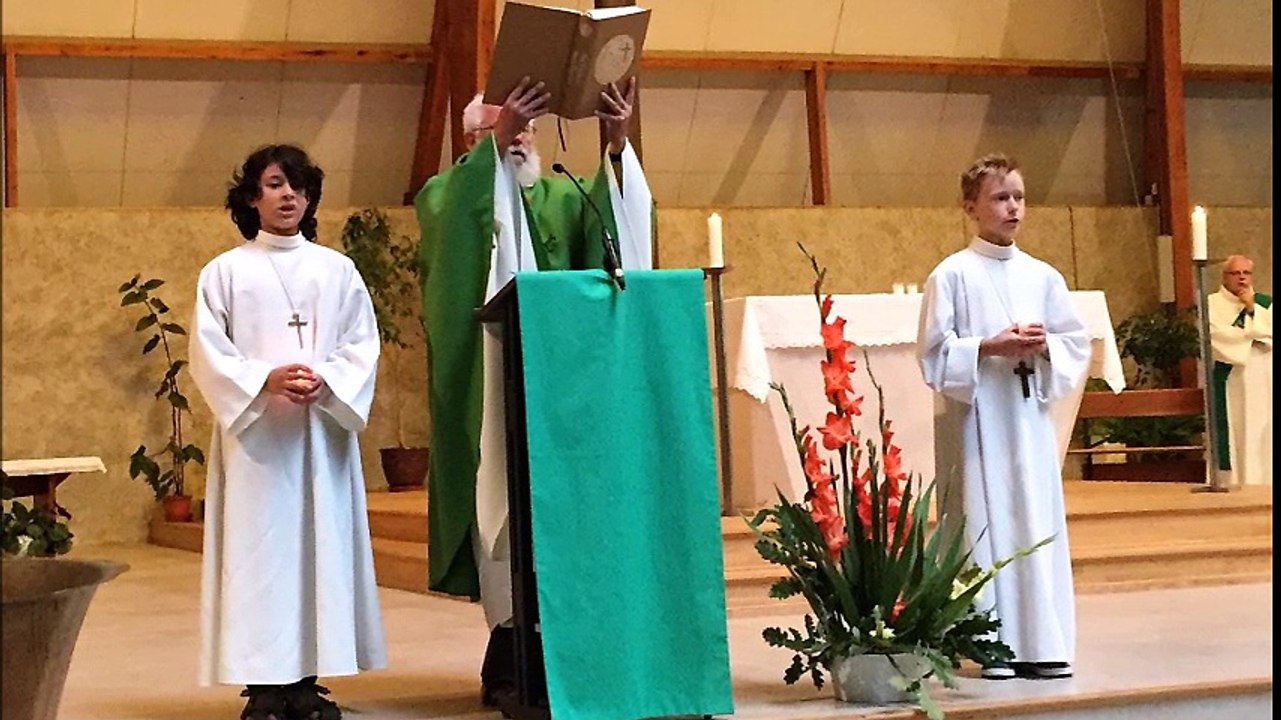 installation du P. Robert Orillard, curé, à St Jean de Monplaisir, Angers