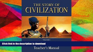 READ  The Story of Civilization Teacher s Manual: VOLUME I - The Ancient World FULL ONLINE