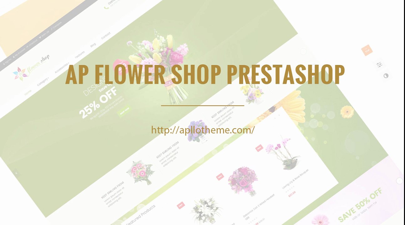 Ap Flower Shop Prestashop - apollotheme.com