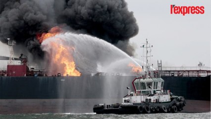 Un pétrolier brûle pendant 24 heures dans le golfe du Mexique