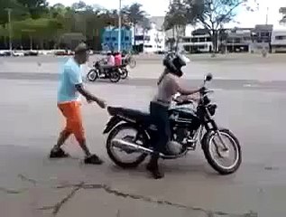 how to Willy Bike Stunt Fail Girl Fall Down In .......