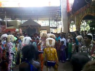 Mangalore Tiger Dance Back-Flip Stunts