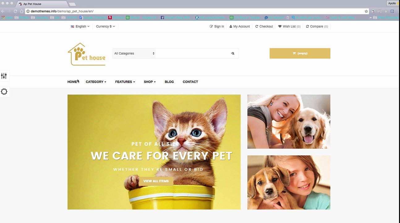Ap Pet House Prestashop Theme - apollotheme.com