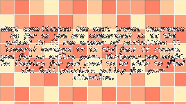 How Can You Find the Best Travel Insurance?