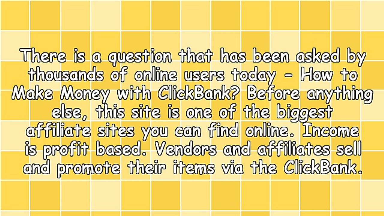 Real Money Can Be Found With ClickBank