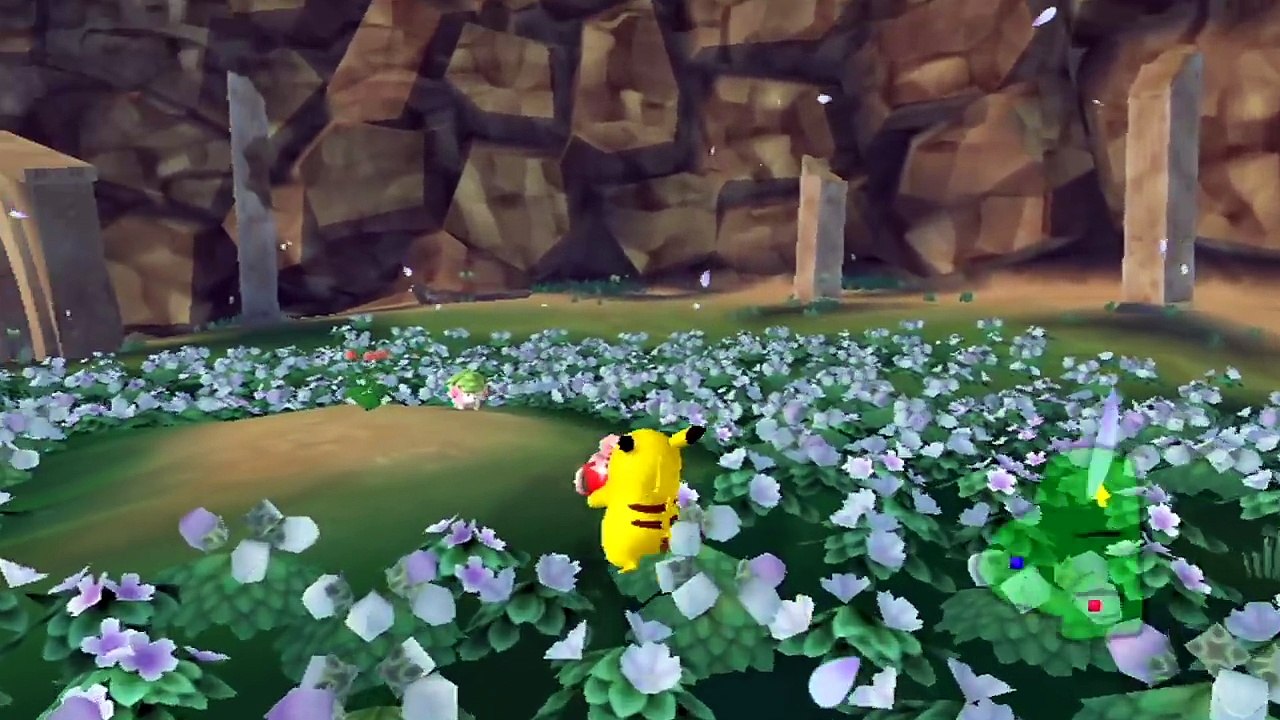 PokéPark Wii Capítulo 17 - SALVAMOS EL POKÉPARK / RETO DE RAYQUAZA Y MEW :D