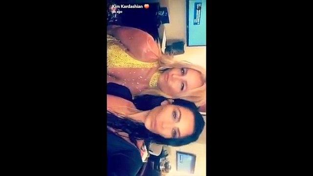 Kim Kardashian Britney Spears And Kanye West Backstage MTV VMA 2016