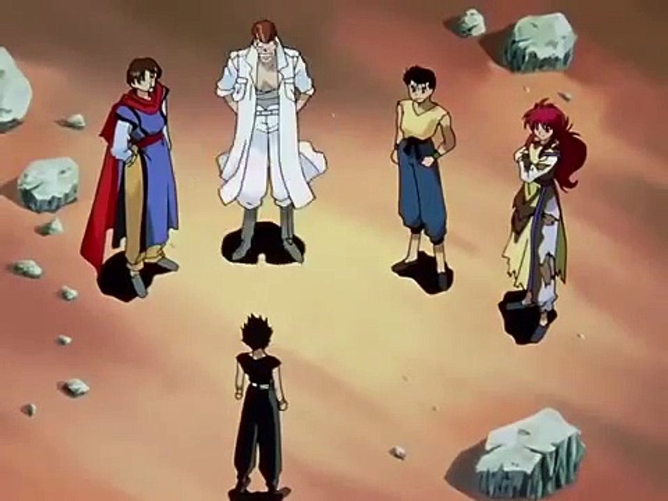 Hiei makes threats before passing out