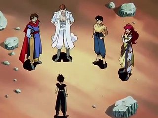 Hiei makes threats before passing out