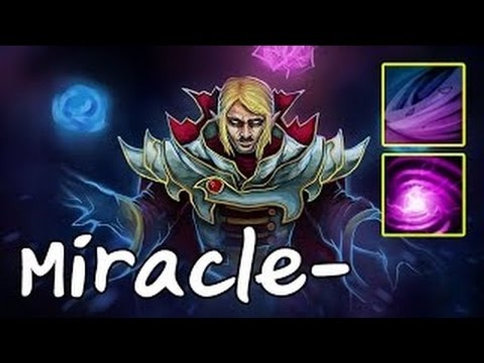 Dota 2- Miracle- 9000 MMR Playing Invoker nice combat