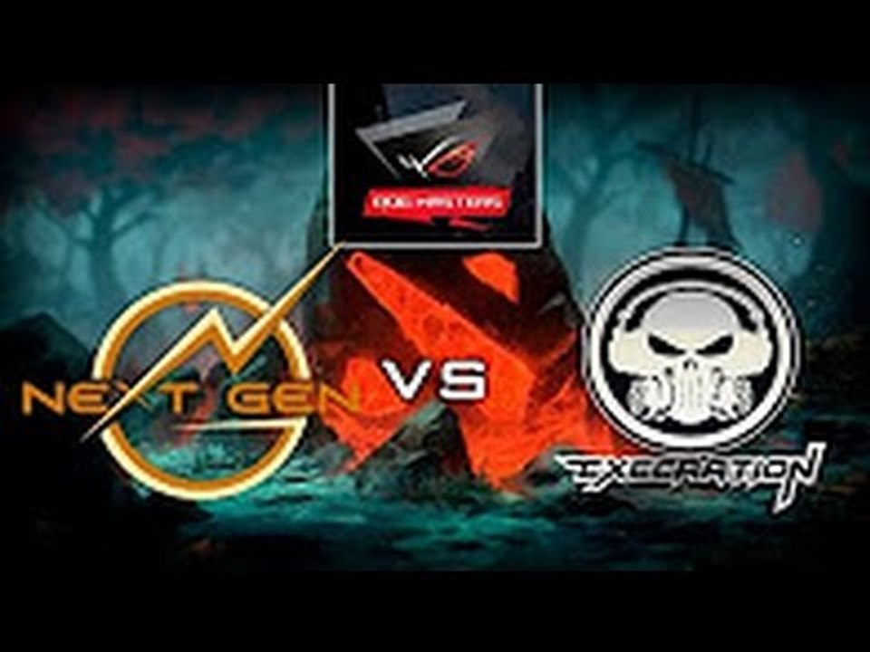 Next Generation VS Execration FullGame-ROG MASTERS Dota 2