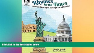 Must Have PDF  Rhymes for the Times: Literacy Strategies through Social Studies - Grades 4-8