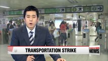 Korea's subway, railway workers to strike against perfomance-based pay