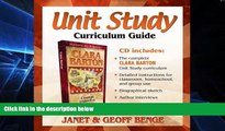 Big Deals  Clara Barton: Unit Study Curriculum Guide (Heroes of History) (Heroes of History Unit