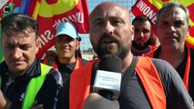 Gricignano (CE) - MD, sciopero dei lavoratori (26.09.16)