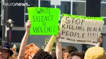 الاحتجاجات ضد التمييز العنصري متواصلة في تشارلوت الامريكية