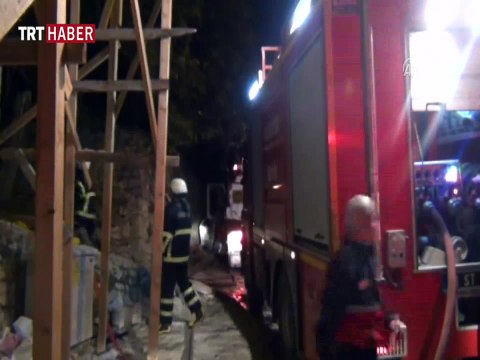 Safranbolu'da tarihi konak yandı