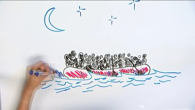 Draw my news : les Fantômes du fleuve , ces migrants anonymes retrouvés morts près de l'Evros en Grèce