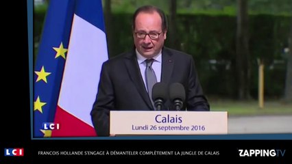 François Hollande s’engage à démanteler complètement la Jungle de Calais (vidéo)