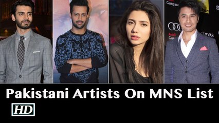 Pakistani Artists Who Are On MNS Hit List
