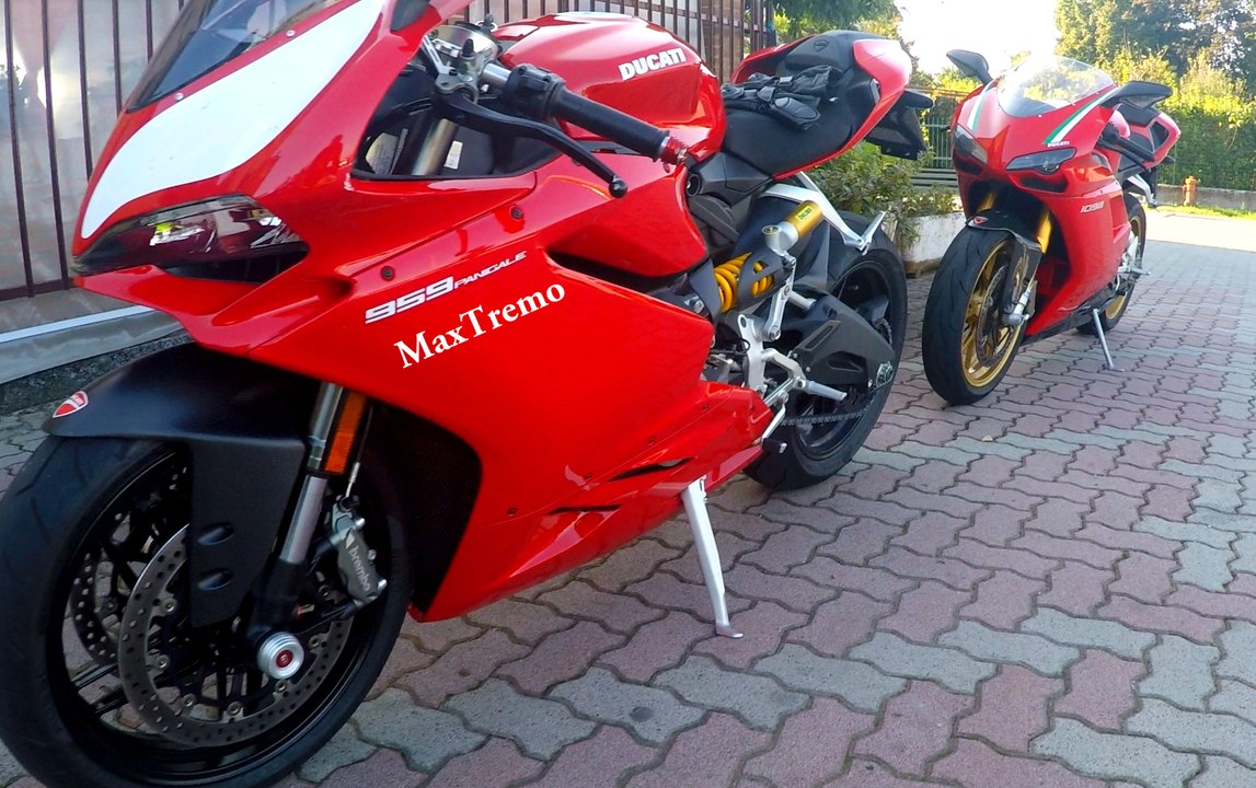 DUCATI PANIGALE 959 Vs DUCATI 1098 S ( VIDEO 4K)