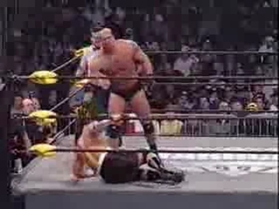WCW - Bill Goldberg vs Steve Mongo McMichael