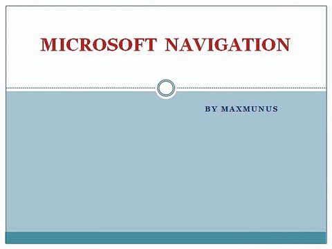 MICROSOFT NAVIGATION Real Time Online Training By MaxMunus