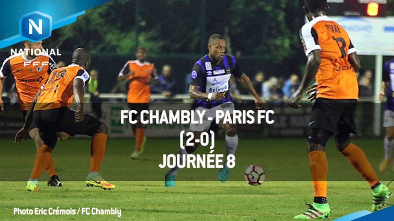 J8 : FC Chambly - Paris FC (2-0), le résumé