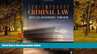 READ book  Contemporary Criminal Law: Concepts, Cases, and Controversies, 2nd Edition  FREE BOOOK