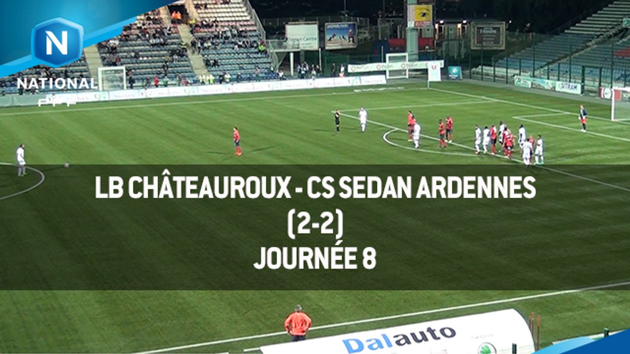 J8 : LB Châteauroux - CS Sedan Ardennes (2-2), le résumé