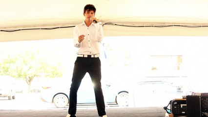 Liam Grosso sings 'I Need Your Love Tonight' Elvis Week 2016