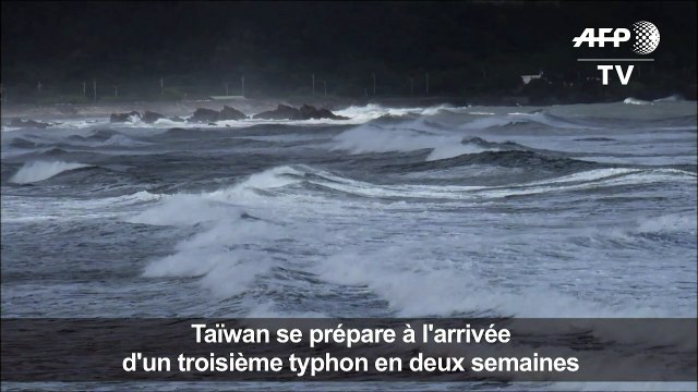 Taïwan se prépare pour son 3e typhon en deux semaines