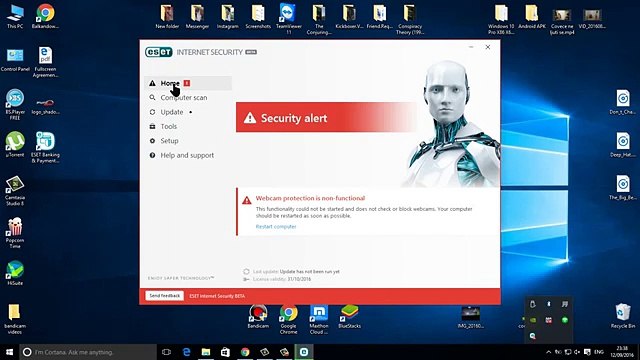 Esat Smart security NOD32 Antivirus 10 with serial key