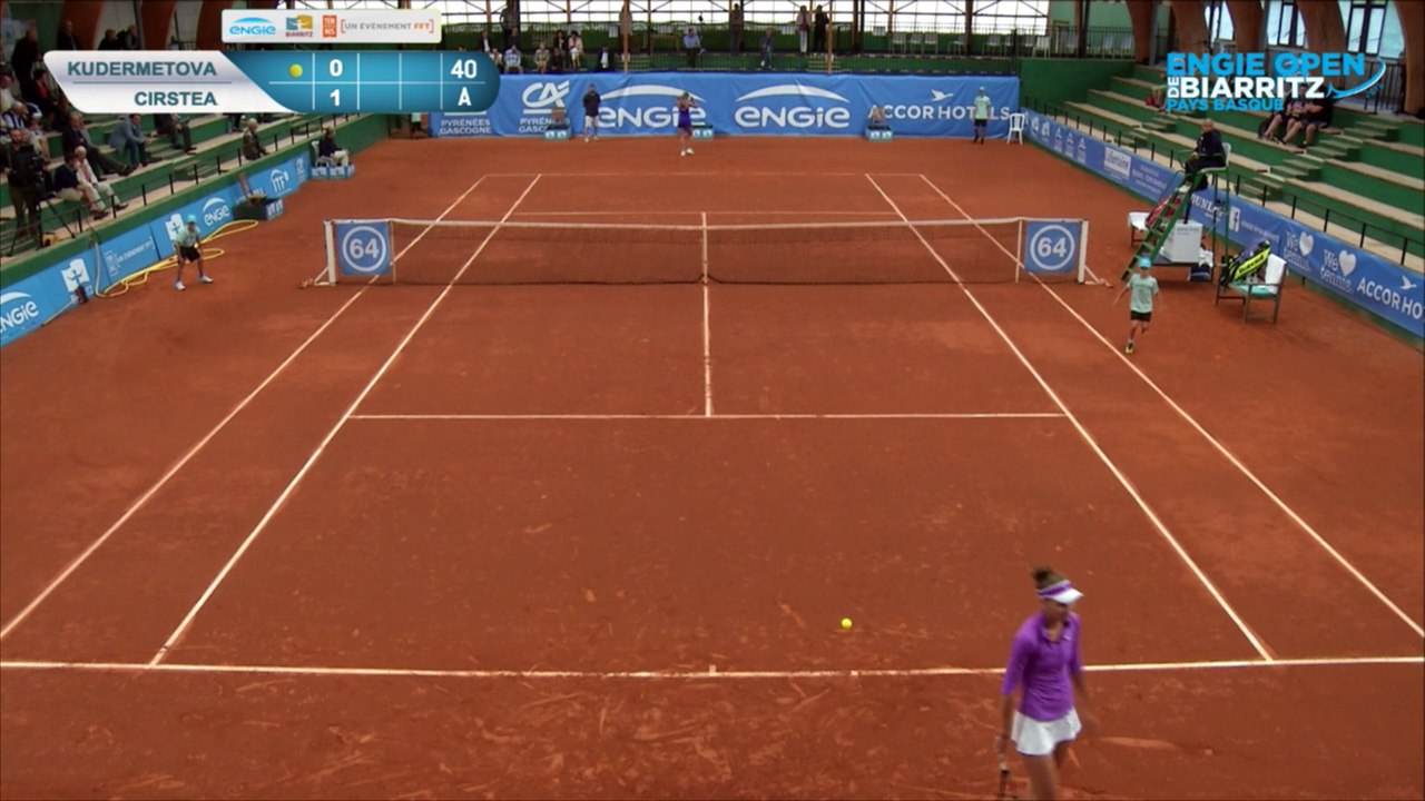 1/4 finale - Cirstea / Kudermetova