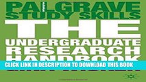 [PDF] The Undergraduate Research Handbook (Palgrave Study Skills) Popular Online