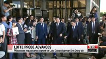 Prosecutors request arrest warrant for Lotte Group chairman Shin Dong-bin
