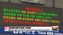 Korea's subway, railway workers to strike against perfomance-based pay