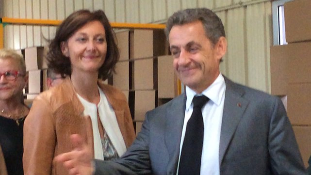 Nicolas Sarkozy en campagne à Dozulé